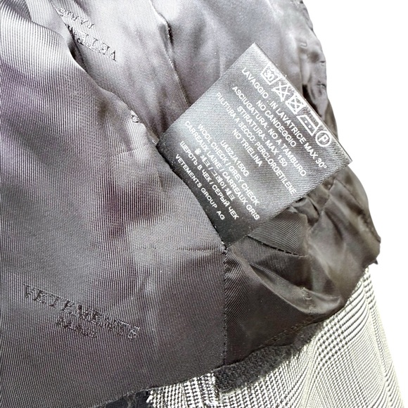 Vetements Cropped Plaid Blazer Garderobe Oversized S - Picture 10 of 11